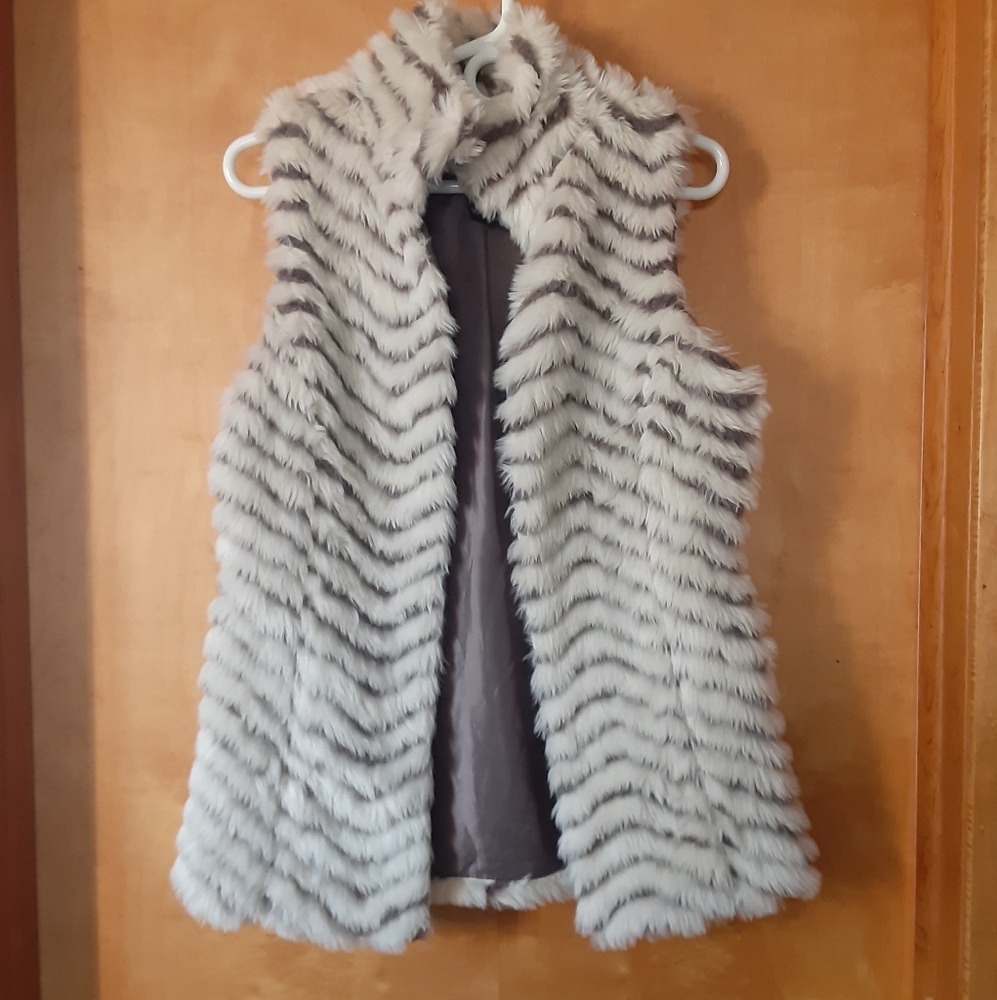 Faux fur vest